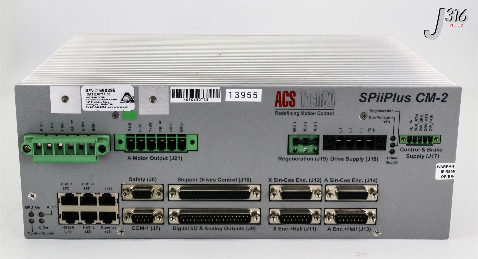 その他 Q 13955 ACS MOTION DIGI CURRENT LOOP MOTION CTLR 2-AXIS SPIIPLUS CM